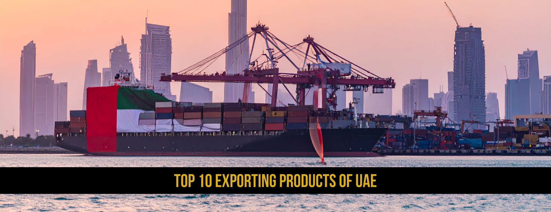 Exporting Products of UAE 