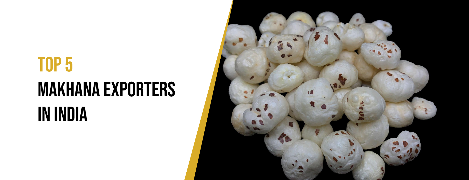 makhana export india